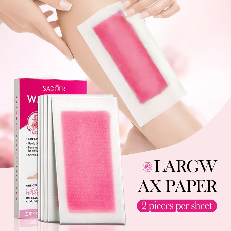 Hair Care With Aloe Vera - Waxpapierstrook Aloë Vera Dubbelzijdig Ontharing Oksel