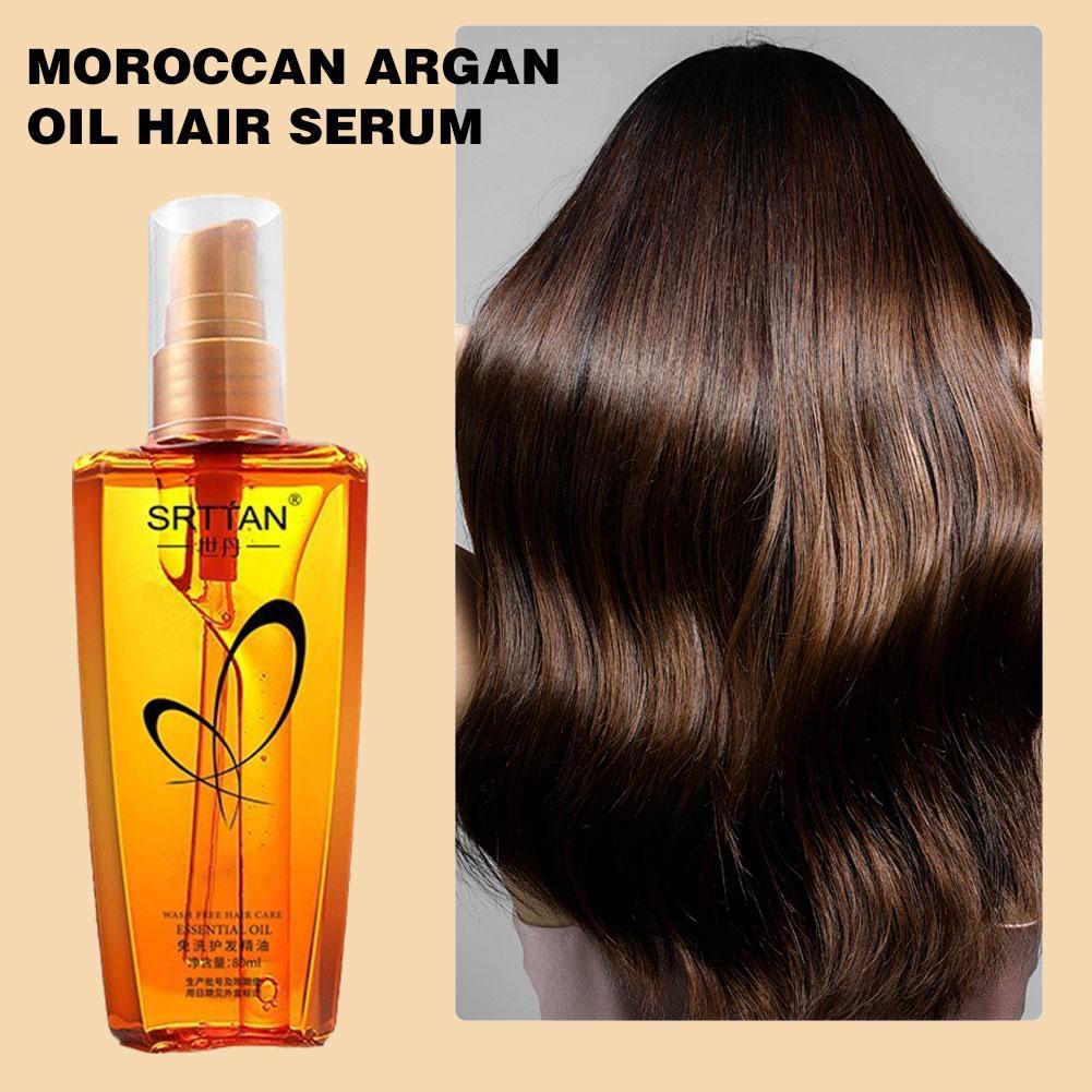 Split End Repair Serum - Marokkaanse arganolie haarserum Lichtgewicht haarolienebel voor