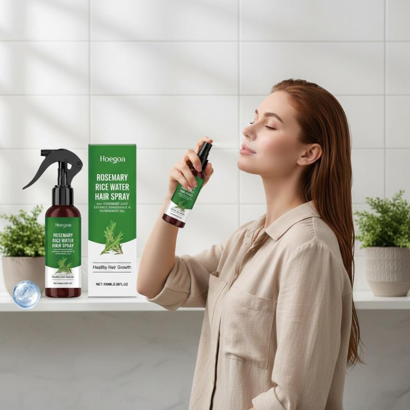 Hair Care With Rice Water - Rozemarijn Haar Groei Spray met Rijstwater