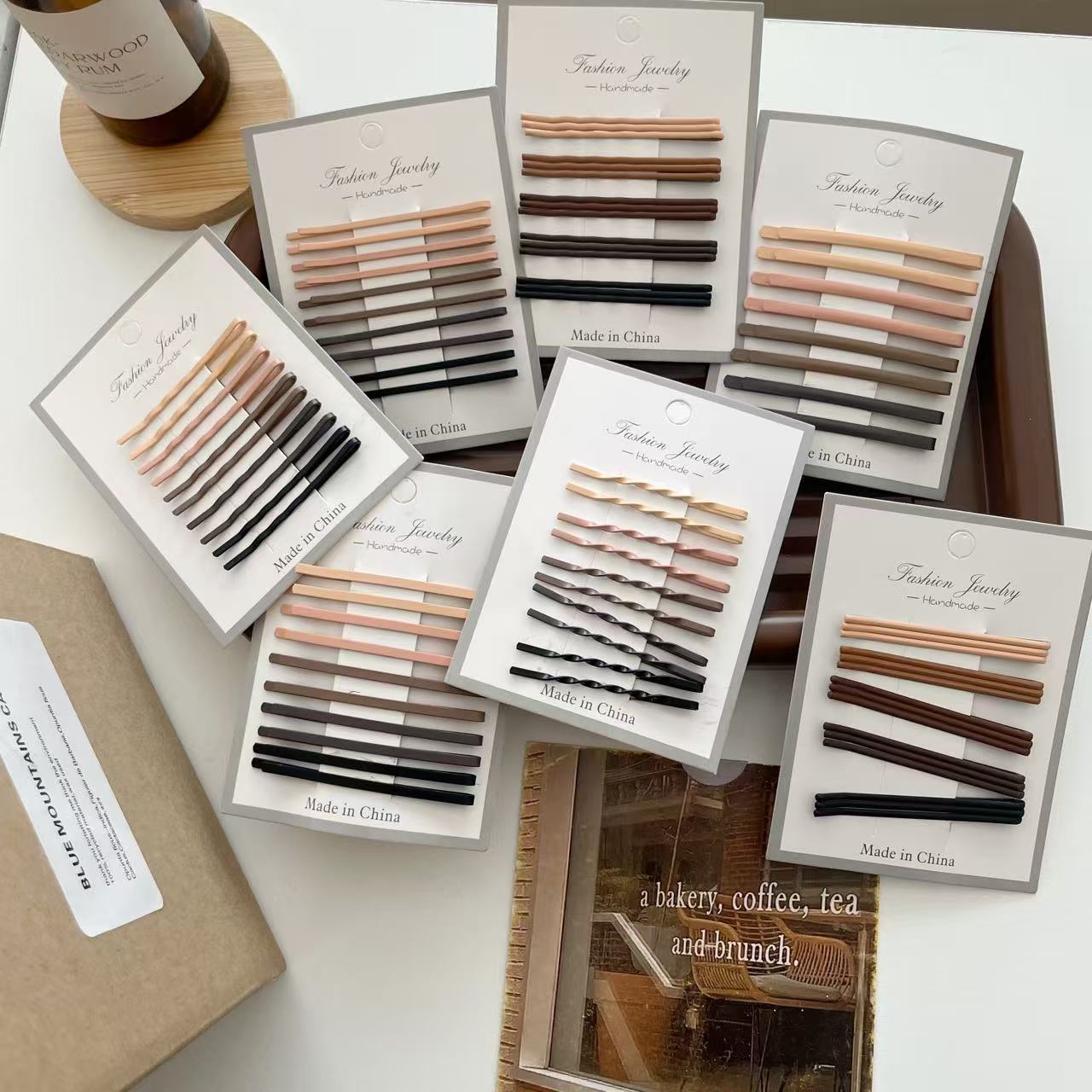 Bobby Pin Bulk - 10 Stuks Melk Thee Kleur Haarspelden