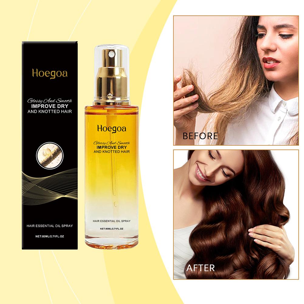Split End Repair Serum - Haarreparatieserum met hittebeschermer, gladmakende kroescontrolesolie voor