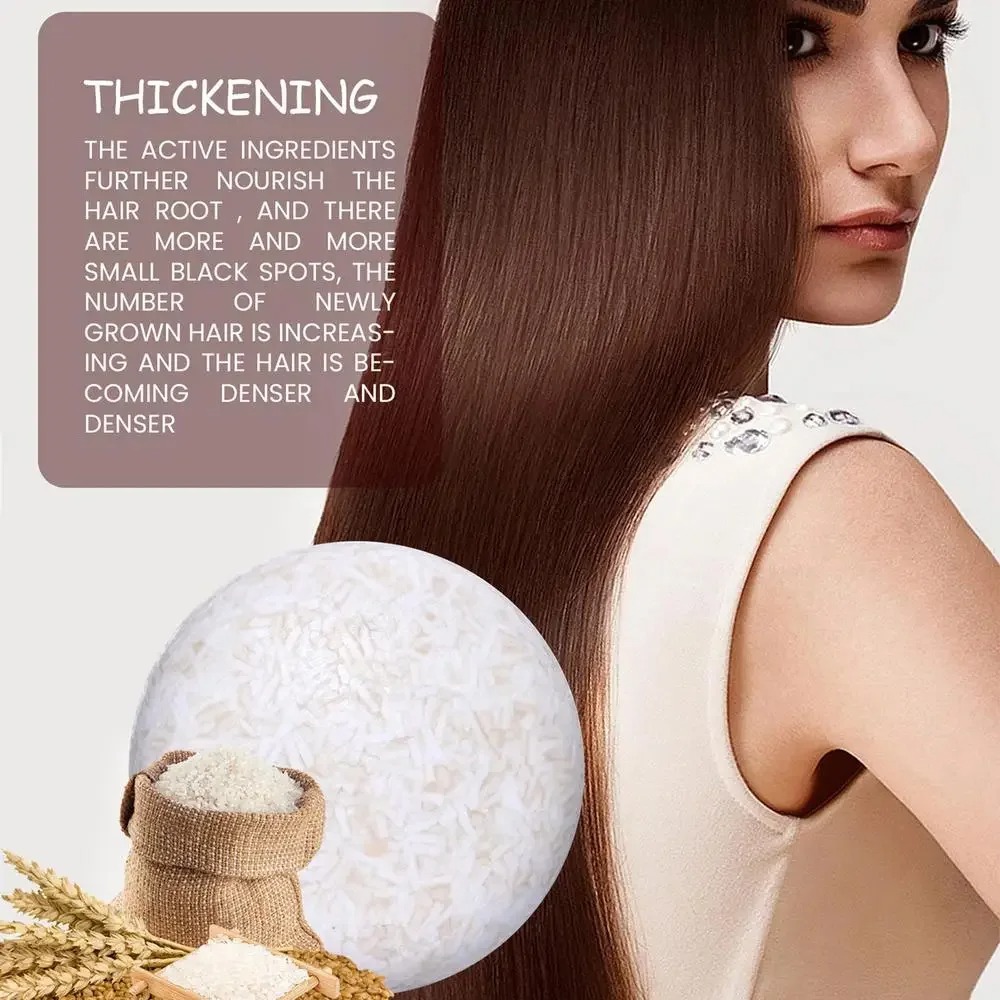 Hair Care Basic - Biologische Rijst Shampoo Zeep Olievrije Conditionerende