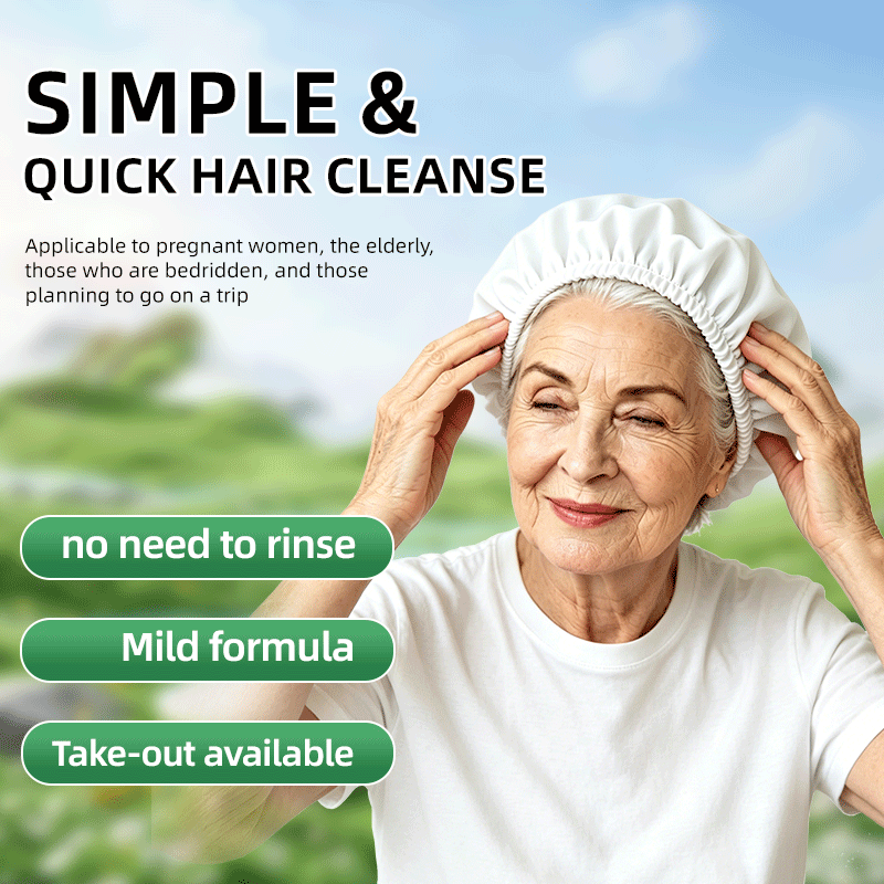 Hair Care With Aloe Vera - Wegwerp Waterloze Shampoo Cap Aloe Vera