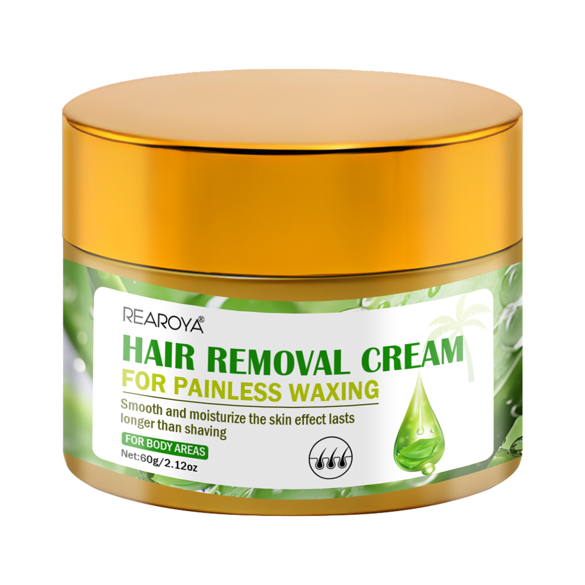 Hair Care With Aloe Vera - Aloë Vera Ontharingscrème Reinigt Zonder De