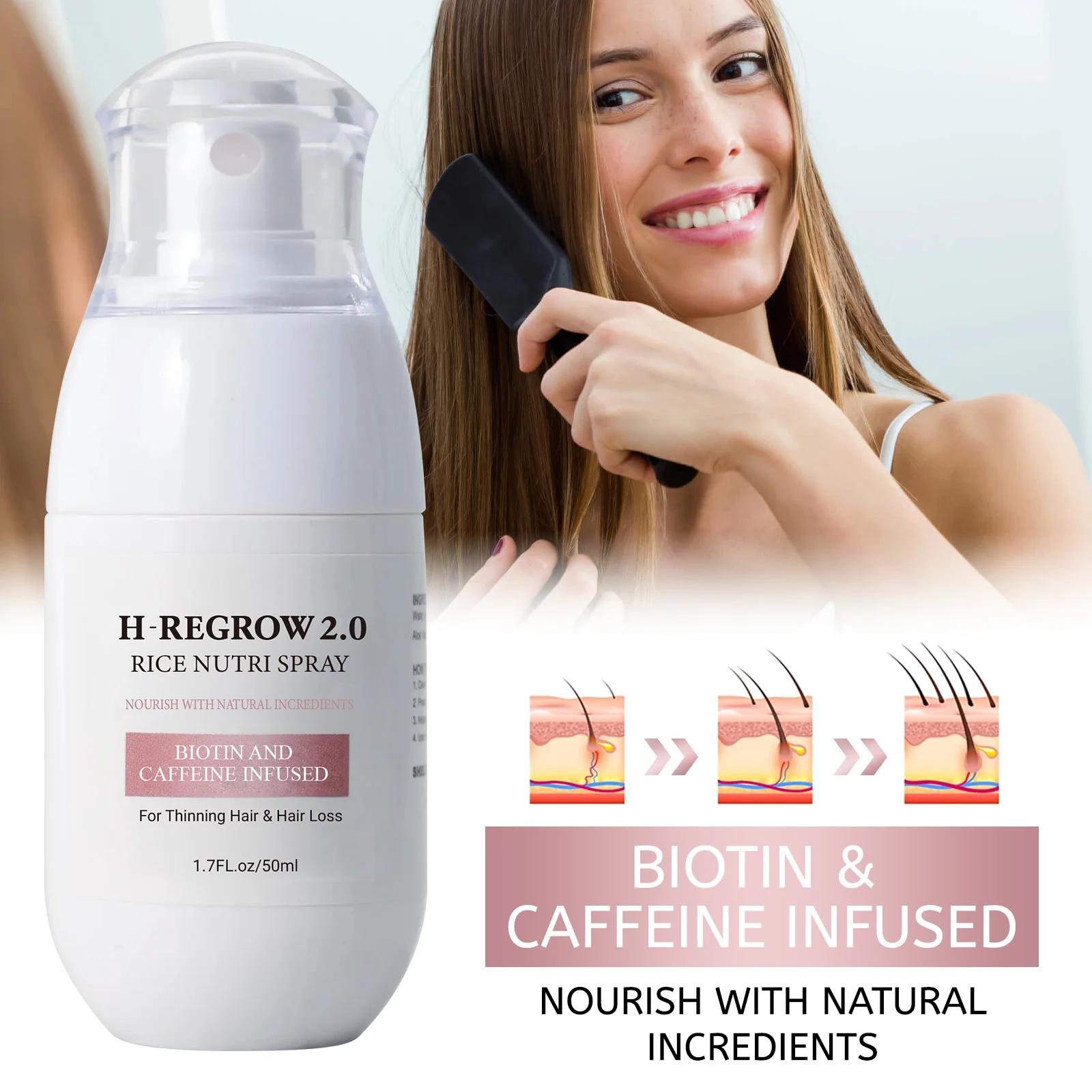 Haarspray Rijstwater Sterke Ha - Hair Care With Rice Water recensie en prijs