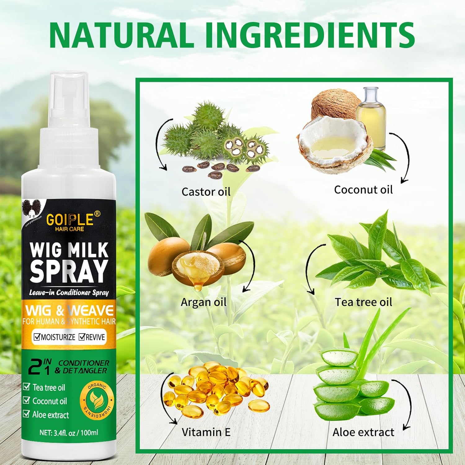 GOIPLE 3-in-1 Haarverzorgingss - Hair Care Spray recensie en prijs