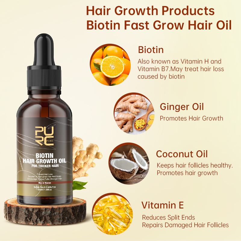 PURC Biotine Haargroei Olie Sh - Hair Care Basic recensie en prijs