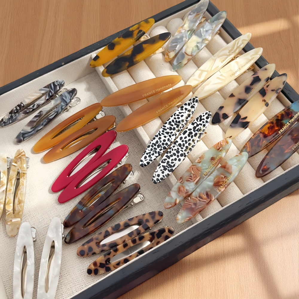 2 stks/set Elegante Acetaat Ov - Bobby Pin Bulk recensie en prijs