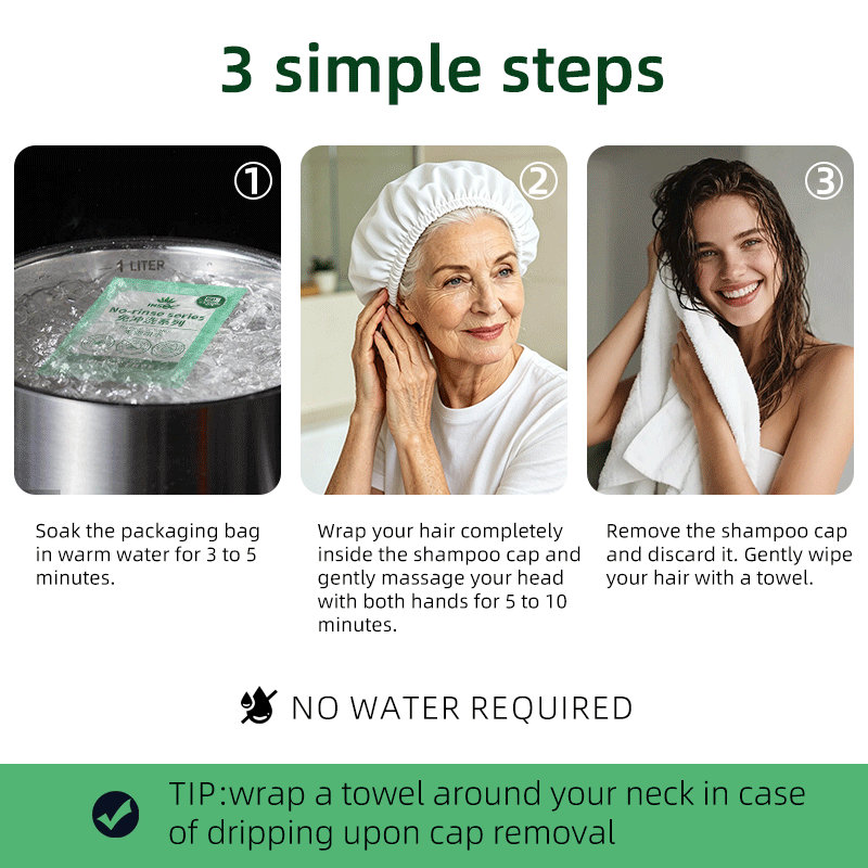 Wegwerp Waterloze Shampoo Cap  - Hair Care With Aloe Vera recensie en prijs
