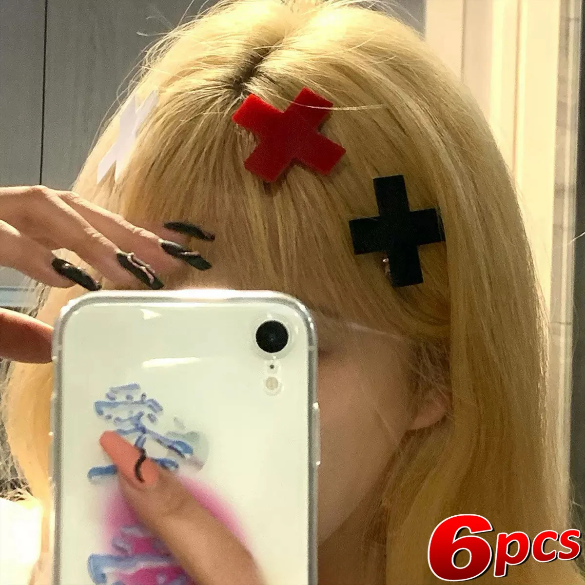 Y 2K Rood Kruis Haarclip Punk  - Bobby Pin Bulk recensie en prijs